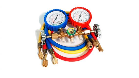 Juego de manómetro con manguera de 36" para R-22 & R502