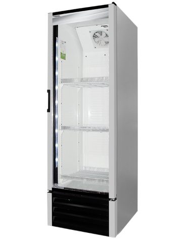 Enfriador vertical VE-11 de 1 puerta de vidrio y 11 PC