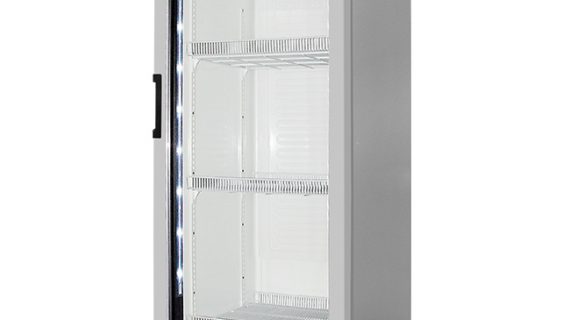 Enfriador vertical VE-11 de 1 puerta de vidrio y 11 PC