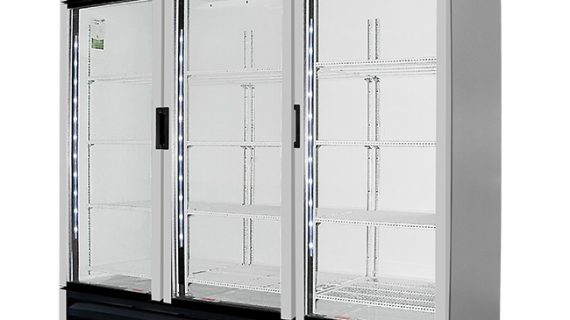 Enfriador Vertical CR-65-HC de 3 puertas de vidrio