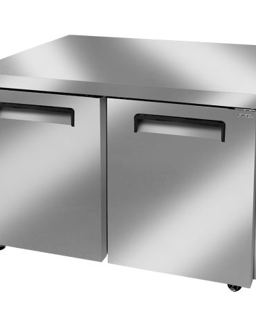 Mesa refrigeradora grande, para colocar debajo de mostradores, con superficie plana de trabajo